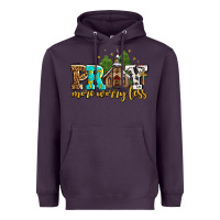 Plum pray more worry less with church Heavyweight Hoodie - AdoDesignShop