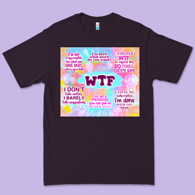 Sarcastic Wtf Premium Tee Designed By Tumblerdesignbyshophia