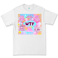 White sarcastic wtf Premium Tee - TumblerDesignByShophia