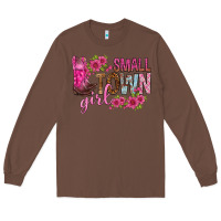 Chestnut small town girl with flowers bbs Long Sleeve Tee - BundleAndBundleShop