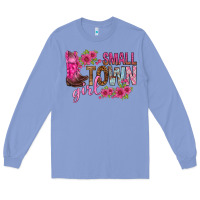 Small Town Girl With Flowers Bbs Long Sleeve Tee | Teevron