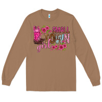 Toasted Coconut small town girl with flowers bbs Long Sleeve Tee - BundleAndBundleShop