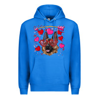 True Royal valentine's german shepherd Premium Hoodie - RanaPortraitStore