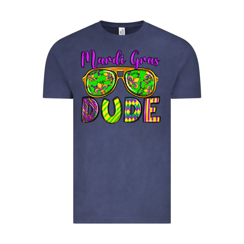 Mardi Gras Dude Olivia Vintage Tee by OliviaCreatesArt | Teevron