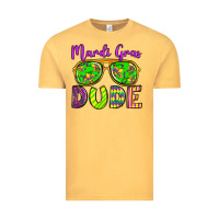 Vintage Mustard mardi gras dude olivia Vintage Tee - OliviaCreatesArt