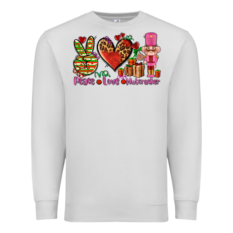 Peace Love Nutcraker Premium Sweatshirt by AdoDesignShop | Teevron