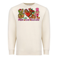 Sandshell peace love nutcraker Premium Sweatshirt - AdoDesignShop