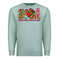 Seafoam peace love nutcraker Premium Sweatshirt - AdoDesignShop