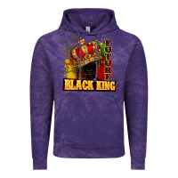 Cloud Purple Future black king Vintage Hoodie - FaDigitalArtStudio