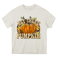 Cream Hey There Pumpkin Heavy Core Tee - texasbilliewilder
