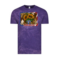 Cloud Purple Patriotic Sunflower God Bless America Vintage Tee - Jasminsmagicworld