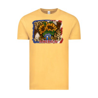 Vintage Mustard Patriotic Sunflower God Bless America Vintage Tee - Jasminsmagicworld