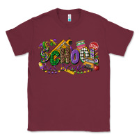 Burgundy school bus driver mardi gras Classic Tee - CowGirlArtShop