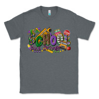 Charcoal Heather school bus driver mardi gras Classic Tee - CowGirlArtShop