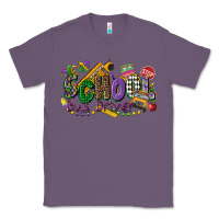 Lavender school bus driver mardi gras Classic Tee - CowGirlArtShop