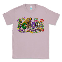 Lilac school bus driver mardi gras Classic Tee - CowGirlArtShop