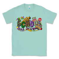 Seafoam school bus driver mardi gras Classic Tee - CowGirlArtShop