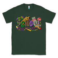 Sports Green school bus driver mardi gras Classic Tee - CowGirlArtShop
