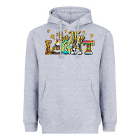 Heather Grey be the light Heavyweight Hoodie - AdoDesignShop