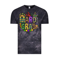 Cloud Black mardi gras olivia Vintage Tee - OliviaCreatesArt