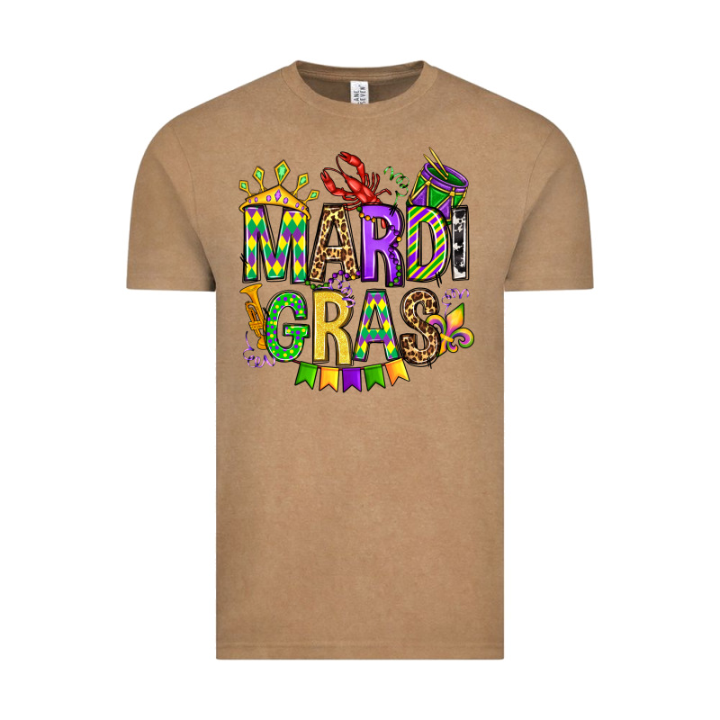 Mardi Gras Olivia Vintage Tee by OliviaCreatesArt | Teevron