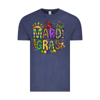Vintage Denim mardi gras olivia Vintage Tee - OliviaCreatesArt