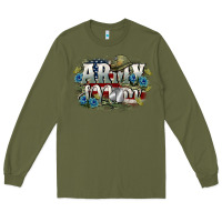 Army Green Army mom Mother's Day Long Sleeve Tee - FaDigitalArtStudio