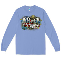 Colony Blue Army mom Mother's Day Long Sleeve Tee - FaDigitalArtStudio