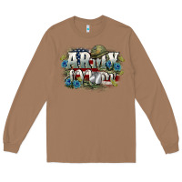Toasted Coconut Army mom Mother's Day Long Sleeve Tee - FaDigitalArtStudio