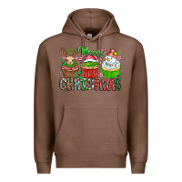 Chestnut Merry Christmas Premium Hoodie - CowhideDigitalArt