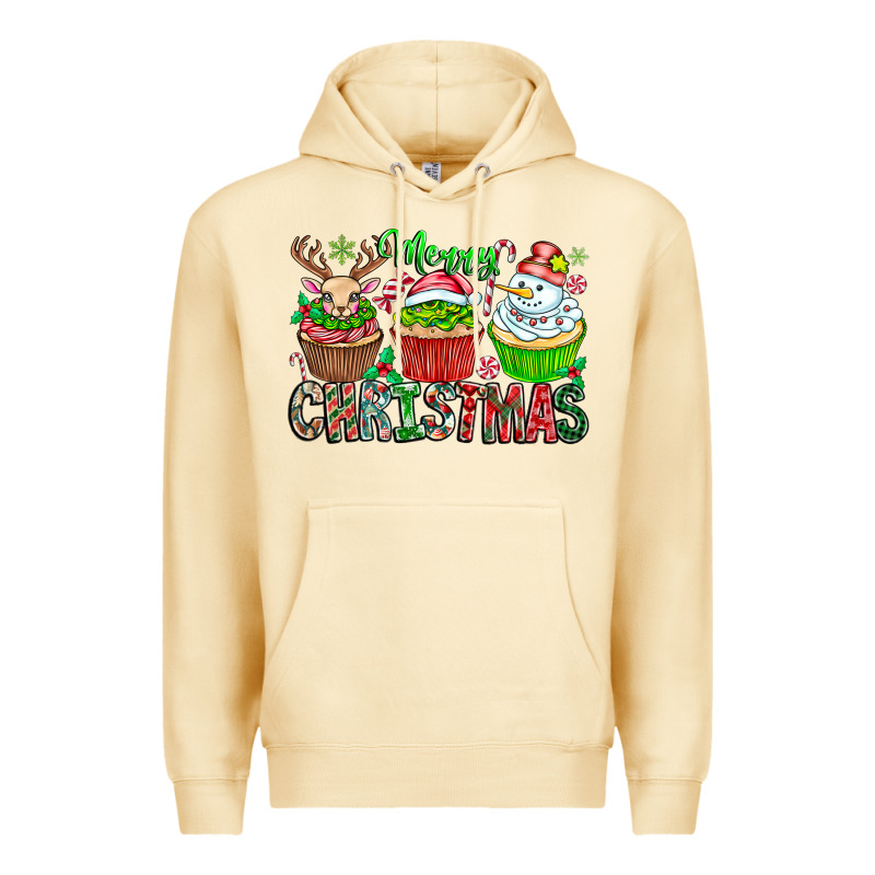 Merry Christmas Premium Hoodie by CowhideDigitalArt | Teevron