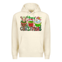 Sandshell Merry Christmas Premium Hoodie - CowhideDigitalArt