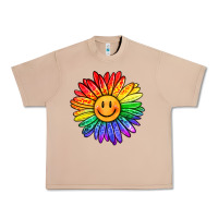 Burro rainbow smiley face sunflower Urban Heavy Tee - OliviaCreatesArt