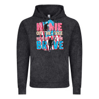 Vintage Black Home of the free because of the brave Vintage Hoodie - FaDigitalArtStudio