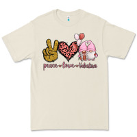 Bone Peace Love Valentines Gnomes Premium Tee - Jasminsmagicworld