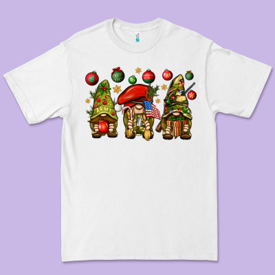 Christmas Army Gnomes 4th Of July Premium Tee Designed By Howdyjamesfarm