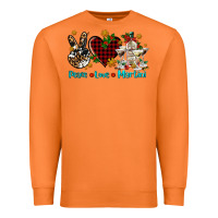 Carrot peace love martini Premium Sweatshirt - AdoDesignShop