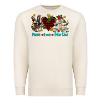 Sandshell peace love martini Premium Sweatshirt - AdoDesignShop