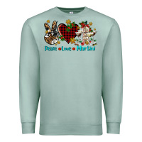 Seafoam peace love martini Premium Sweatshirt - AdoDesignShop