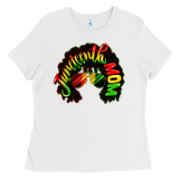 White juneteenth mom Ladies Tee - CowGirlArtShop