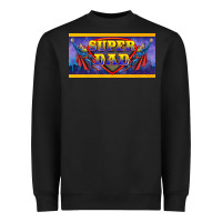 Black super dad Heavyweight Sweatshirt - BarkalooDesign