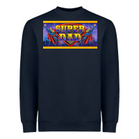 Navy super dad Heavyweight Sweatshirt - BarkalooDesign