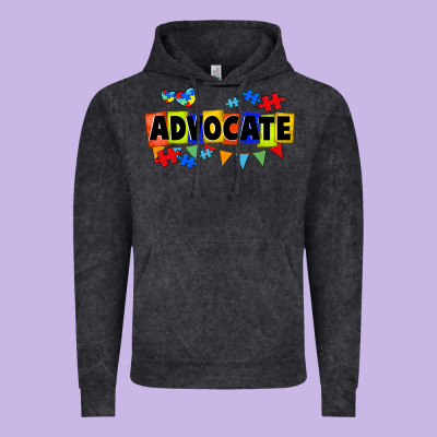 Advocate Autism Vintage Hoodie Designed By Fadigitalartstudio