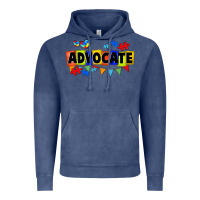 Vintage Denim Advocate Autism Vintage Hoodie - FaDigitalArtStudio