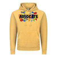 Vintage Mustard Advocate Autism Vintage Hoodie - FaDigitalArtStudio