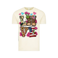 Vintage Arctic love valentine's day army boots olivia Vintage Tee - OliviaCreatesArt