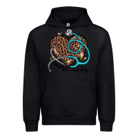 Black nurse leopard heart Urban Hoodie - JahusDesignShop