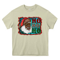 Mossy african american santa ho ho ho Heavy Core Tee - RanaPortraitStore