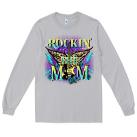 Moon Dust Rockin' the mom Mother's Day Long Sleeve Tee - FaDigitalArtStudio