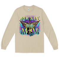Mushroom Rockin' the mom Mother's Day Long Sleeve Tee - FaDigitalArtStudio